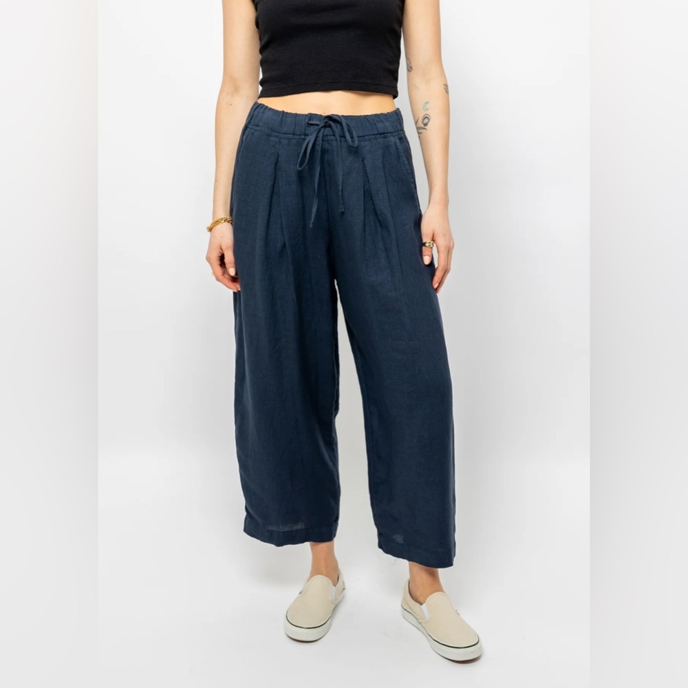 ISO: Velvet by Graham & Spencer Hannah wide leg pant in color Copen (navy)